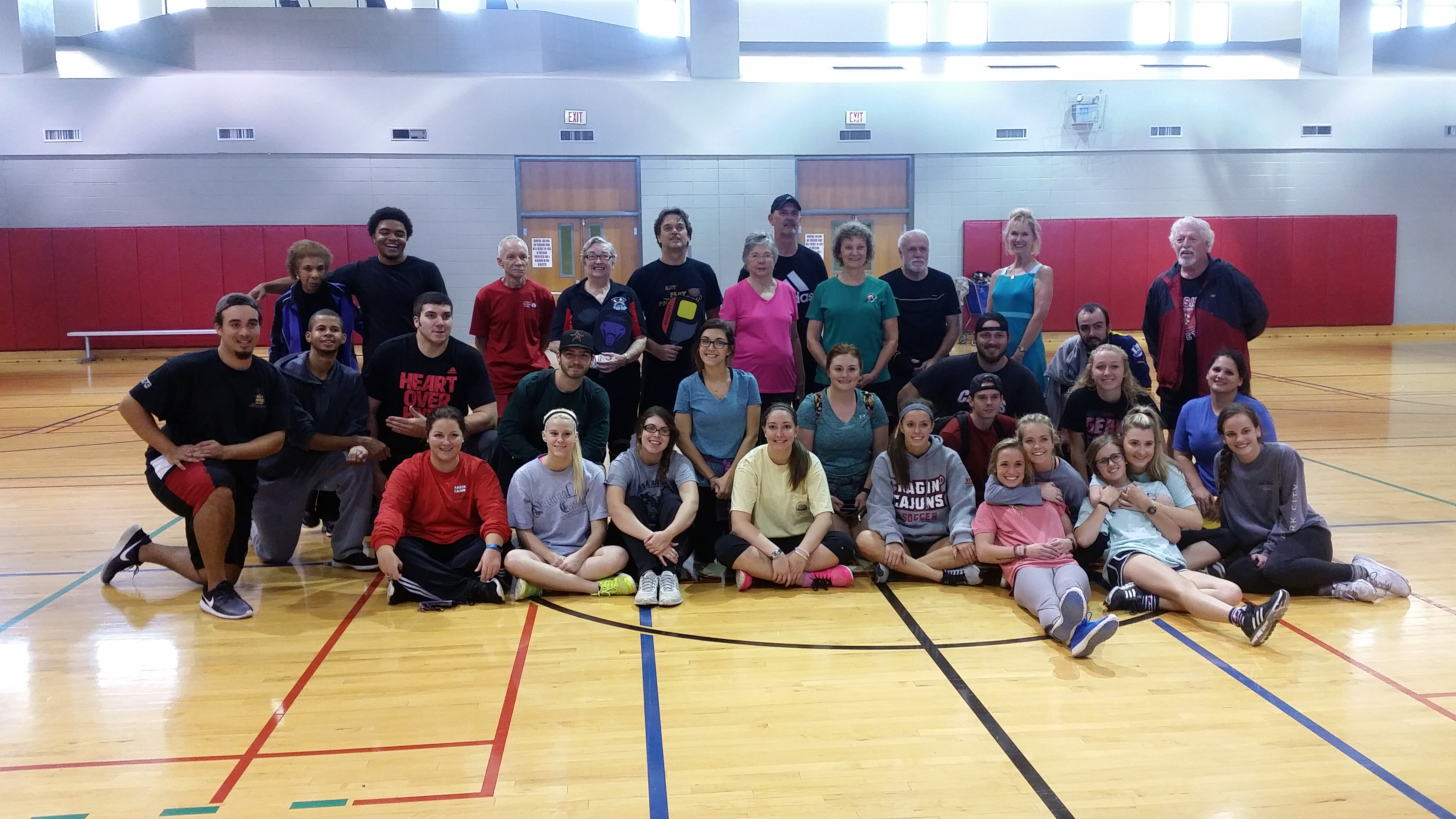 Students in the kinesiology program at U L Lafayette