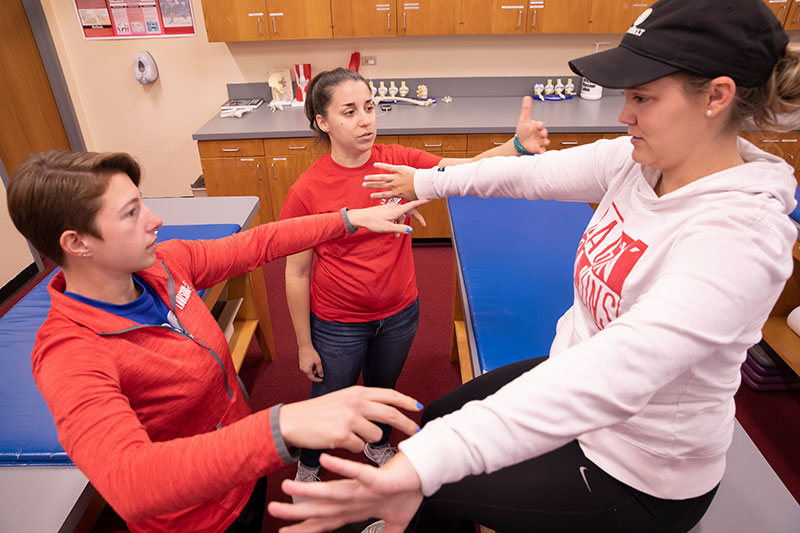 The Master of Science in Athletic Training program blends hands-on experiences and academic research